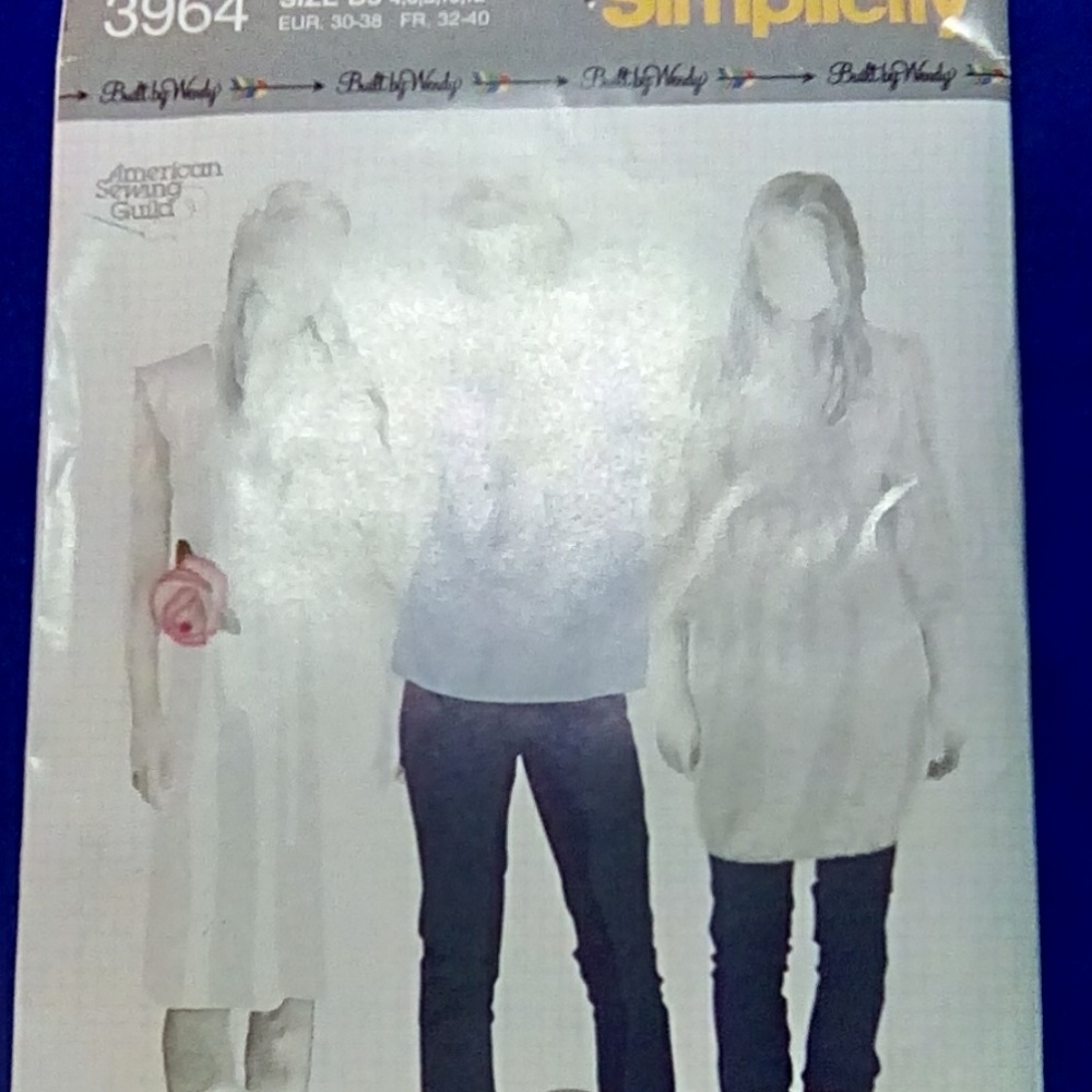 Simplicity Misses dress tunic top 4-12